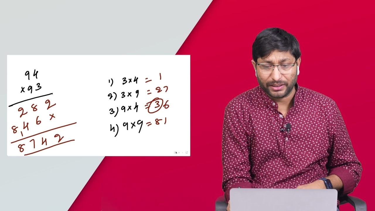 Vedic Maths Magic  - Base 100 below the base - Multiplication - SATEESH ACADEMY