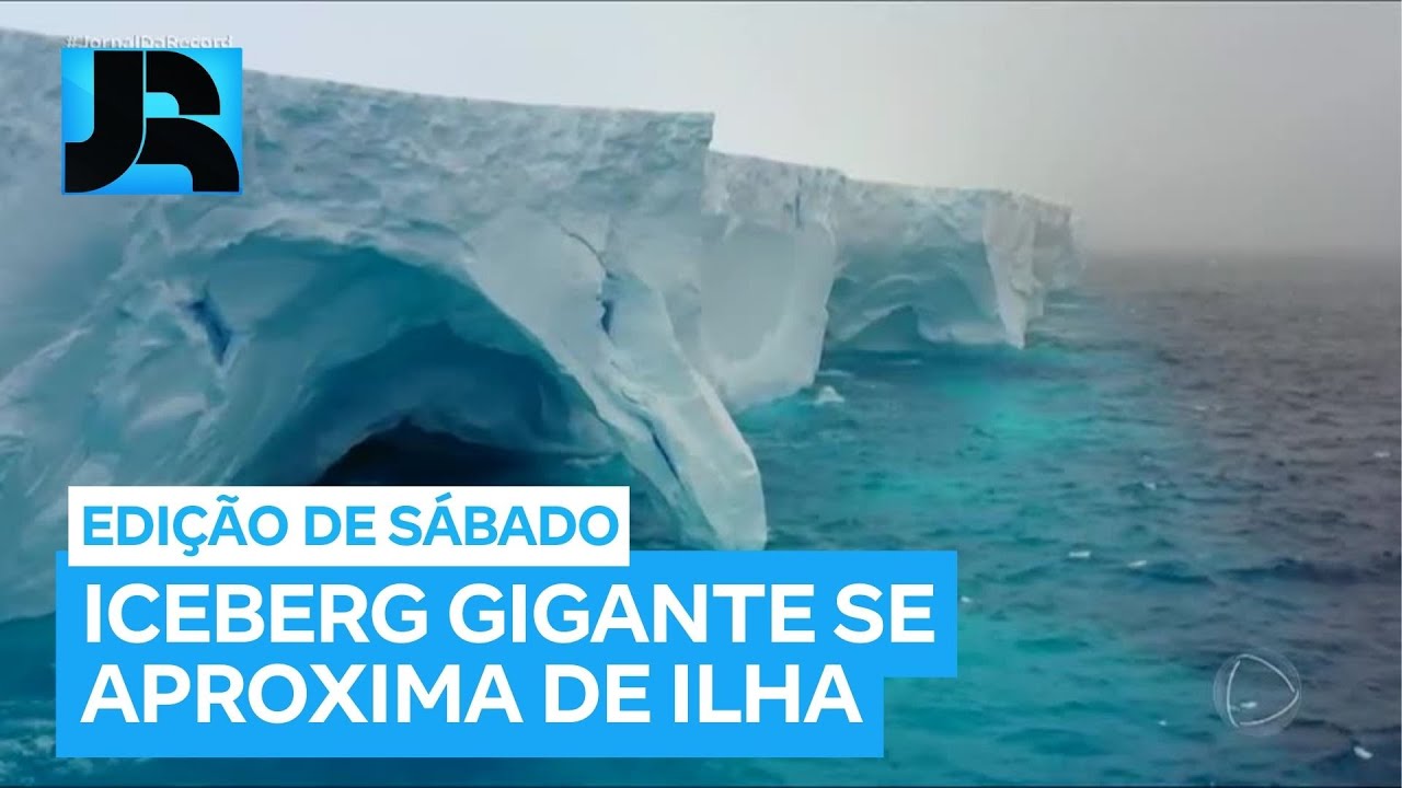 Maior iceberg do mundo está em rota de colisão com uma ilha britânica