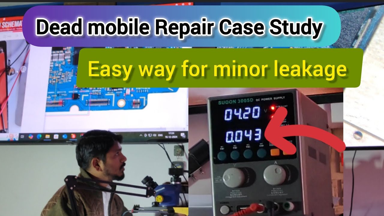 minor leakage problem | dead mobile repair case study