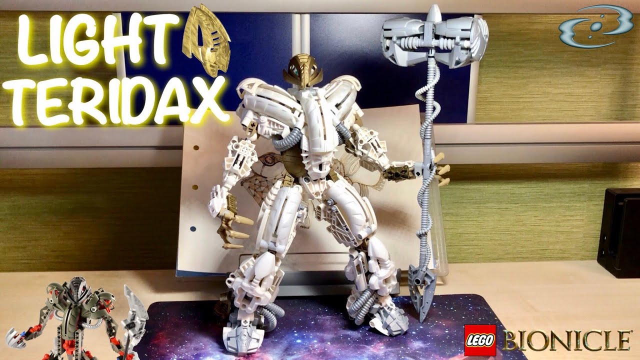 ОБЗОР НА ЛЕГО БИОНИКЛ ТИТАНА - СВЕТЛЫЙ ТЕРИДАКС ИЗ АЛЬТЕРНАТИВНОЙ ВСЕЛЕННОЙ / LEGO LIGHT TERIDAX