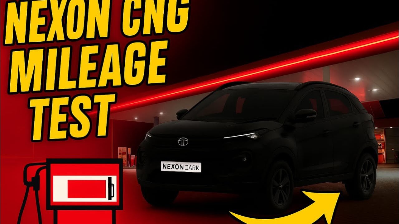 Nexon CNG Mileage Test In City, 1kg CNG Me Kitna Chalti He 🚗⛽️