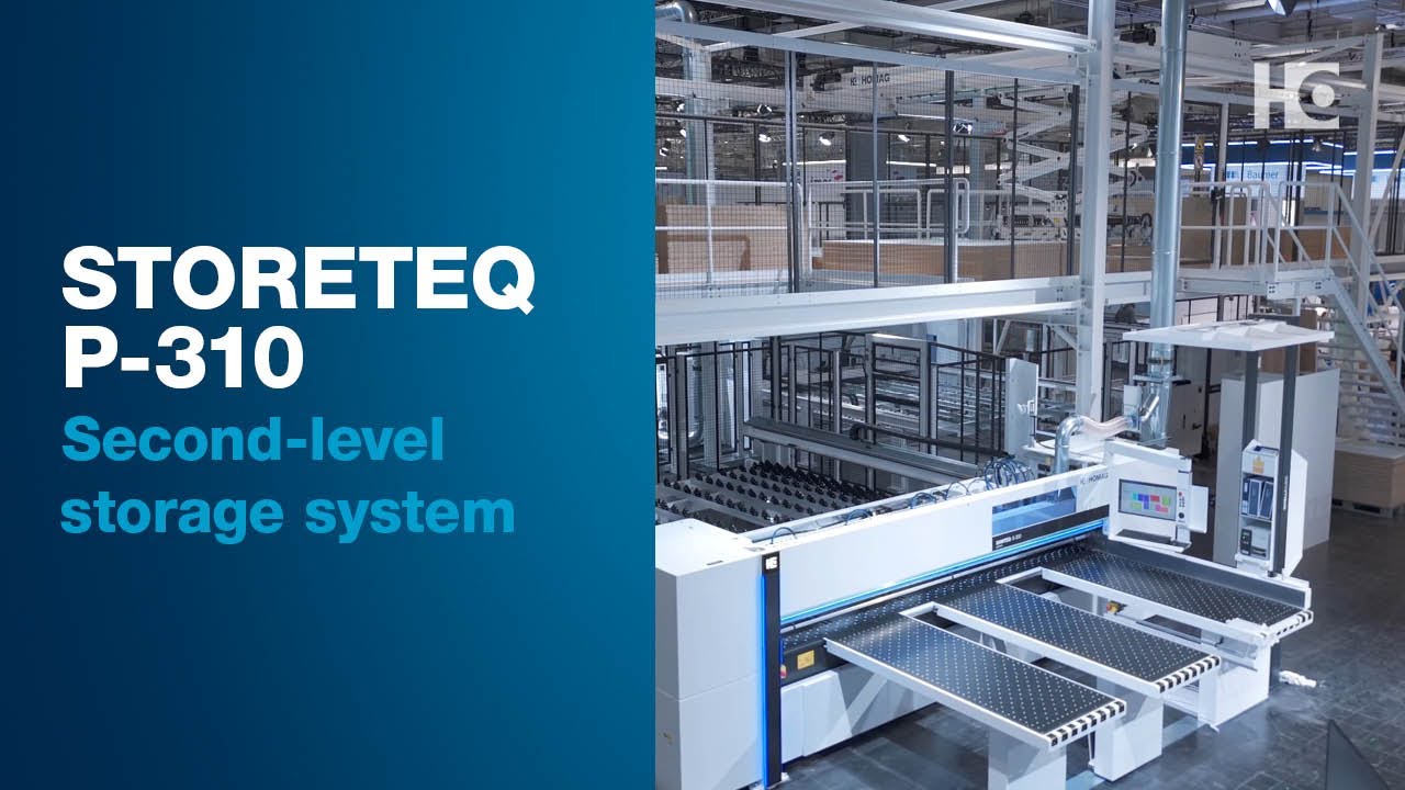 HOMAG second-level storage system STORETEQ P-310