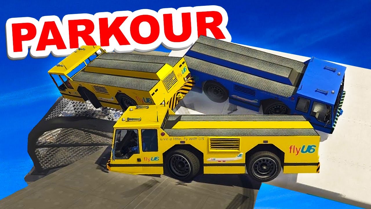 PARKOUR IN SPECIAAL VOERTUIG GAAT FOUT! (GTA V Online Races)
