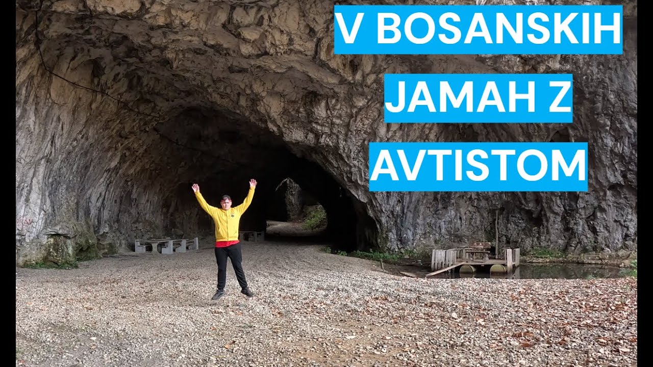 Žiga, mladenič s spektroavtistično motnjo, je bil navdušen nad bosanskimi jamami