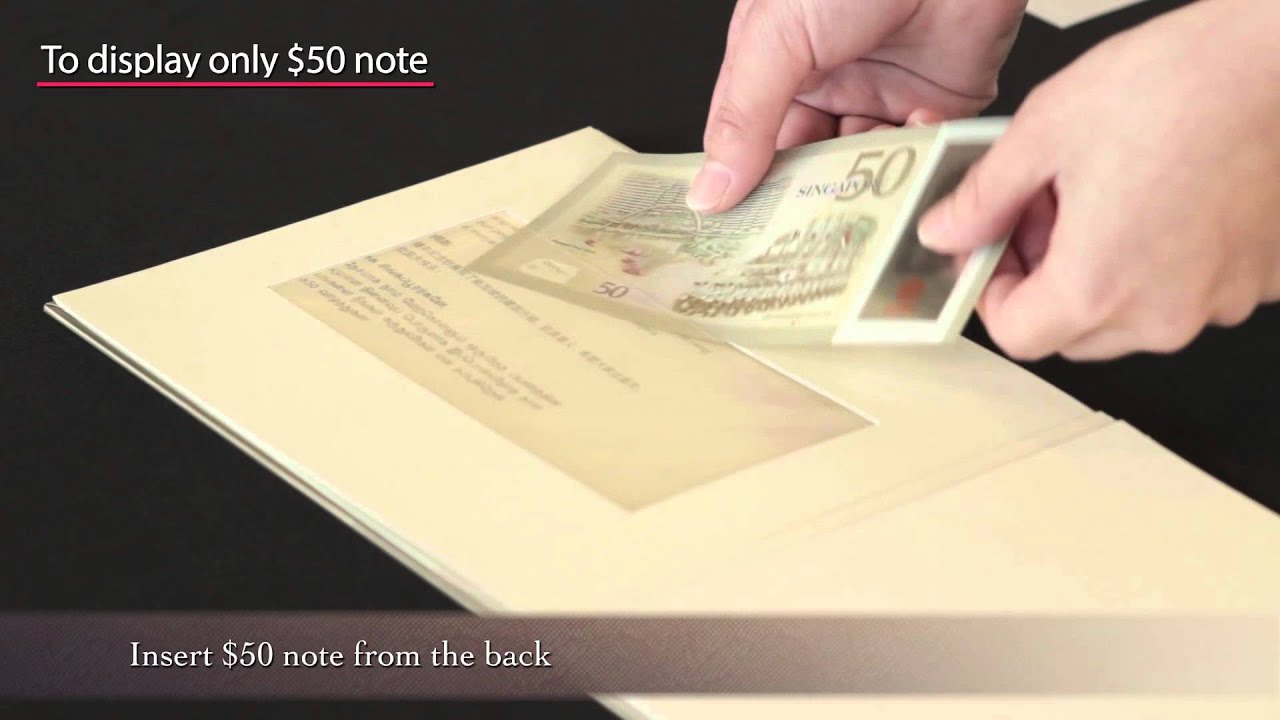 Instructional video on usage of SG50 commemorative folders