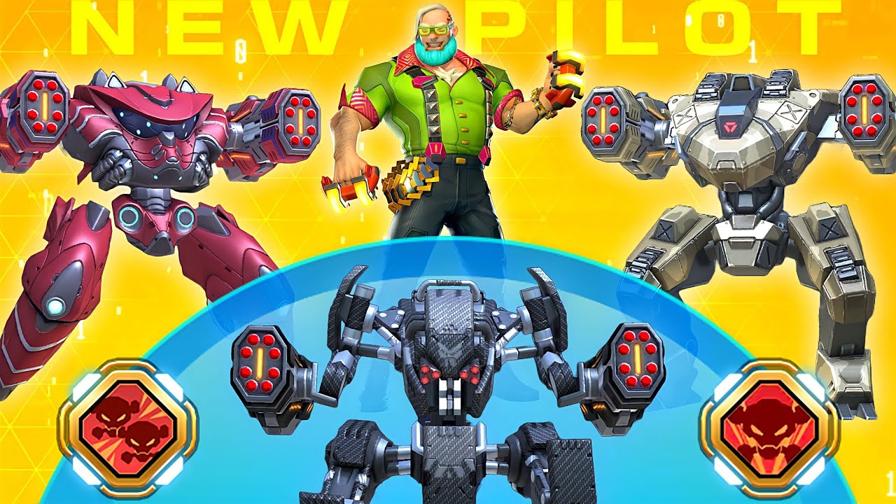 New Pilot Diesel - Missile Rack 16 with Redox Paragon & Sentinel - Mech Arena