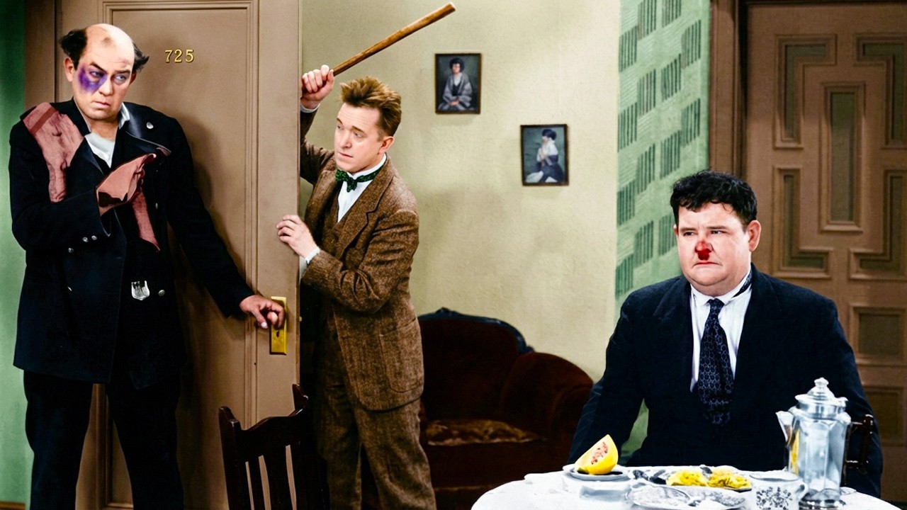Лорел и Харди - «Непривычные мы» (1929) Лучшие сцены.