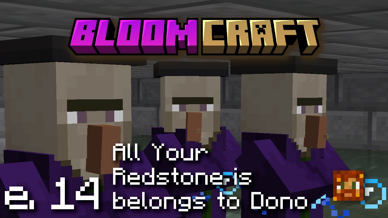 Stop Mining Redstone | Get it Free with a Witch Farm! Bloomcraft s1 e14 🌸
