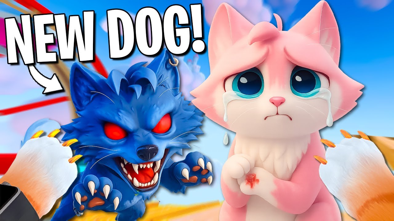 My CAT WIFE Gets ATTACKED By A NEW DOG! (I am Cat VR Multiplayer)