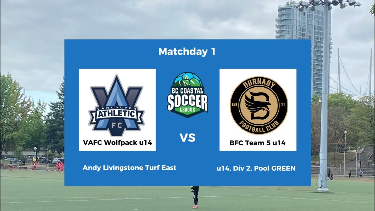 2025-09-13 - Vafc Wolfpack vs BFC Team 5 - U14 BCCSL - James Havliček GK Highlights