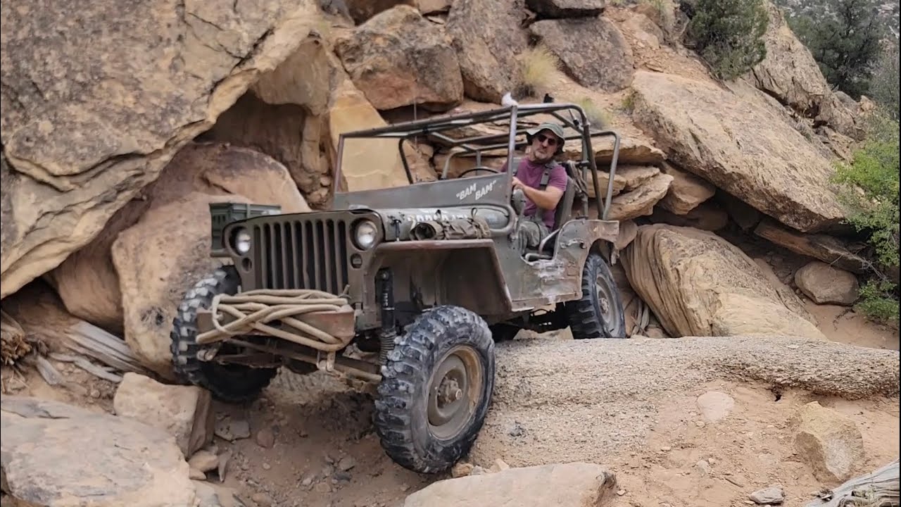 BAM BAM the Willys Jeep @ Coyote Canyon - Moab, UT
