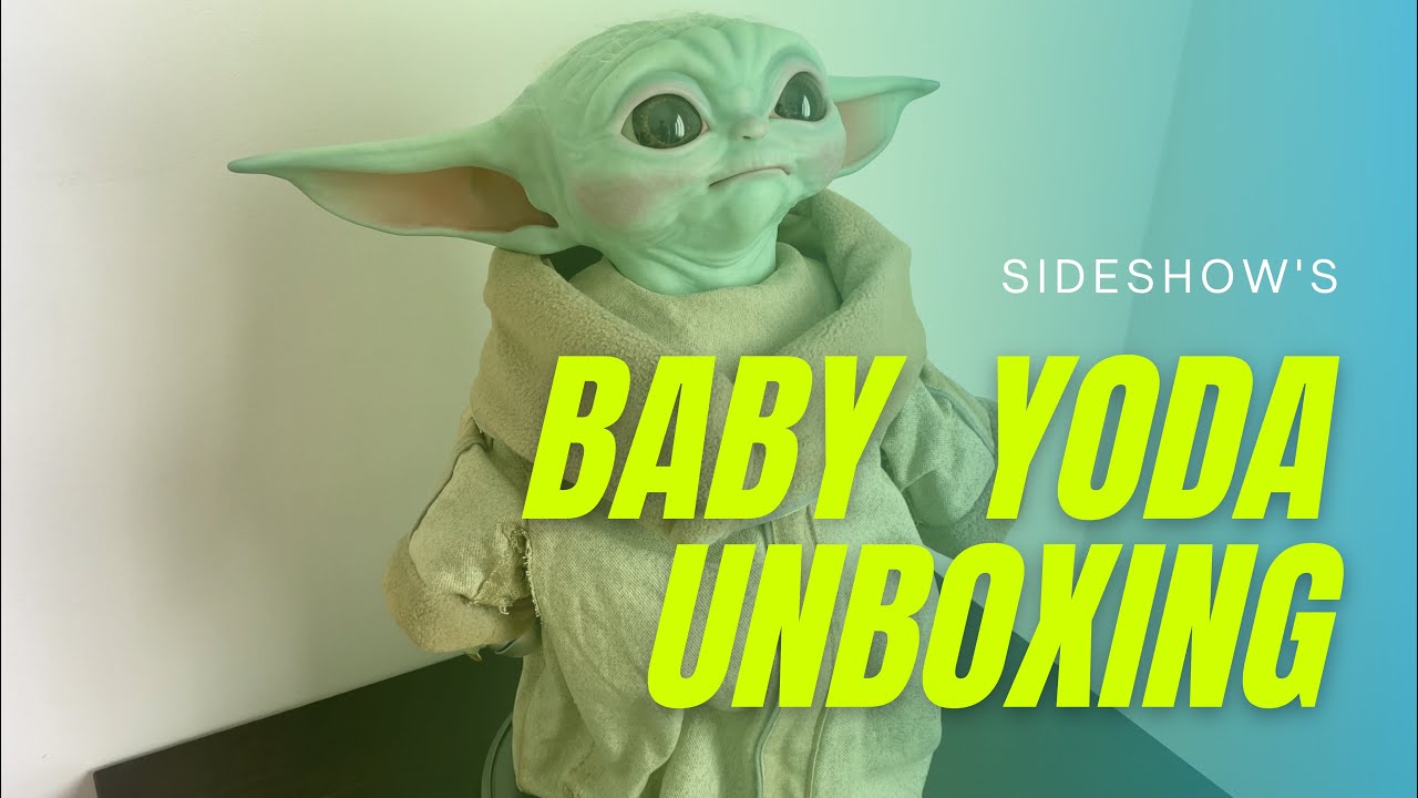 The Mandalorian | The Child (Grogu) Life-Size | Sideshow | Unboxing 4K