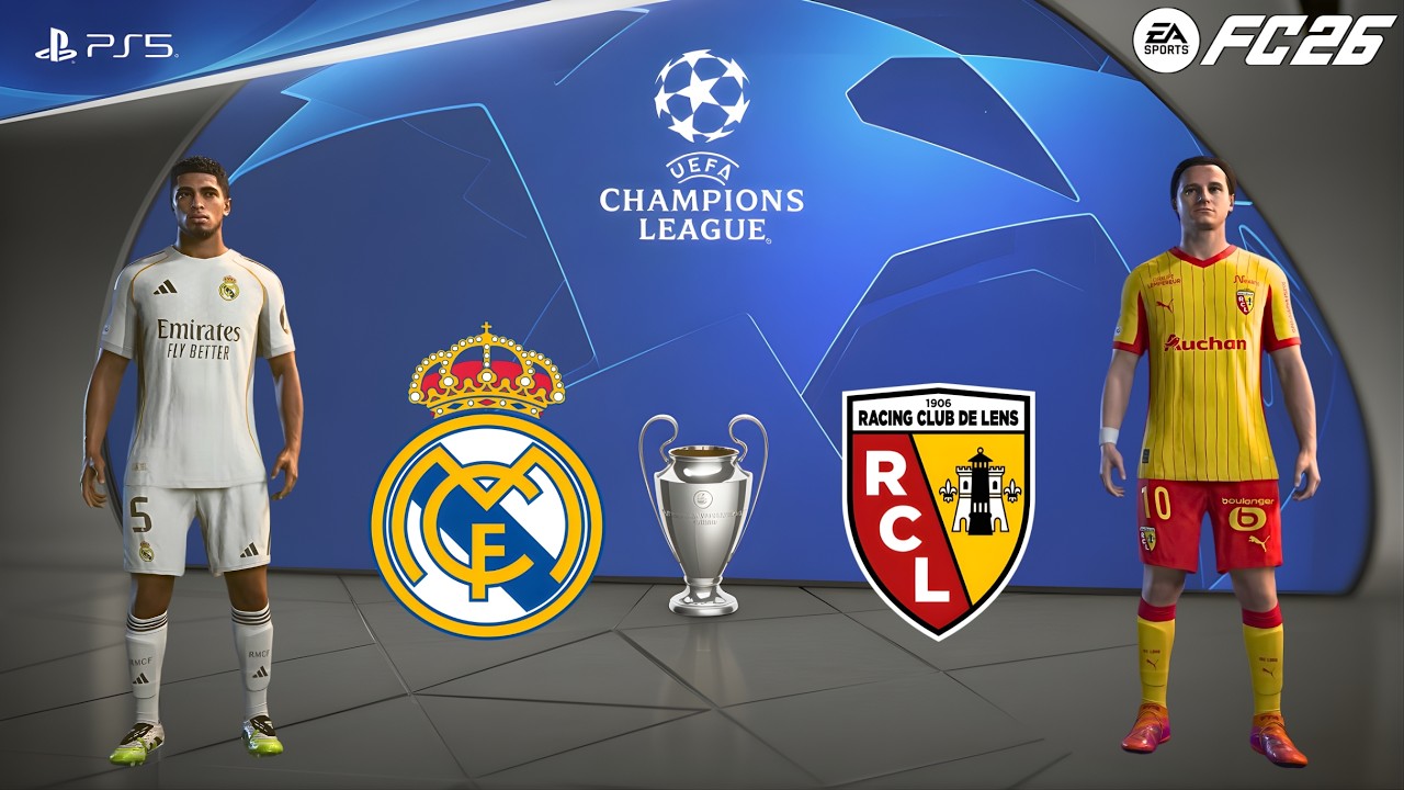 FC 26 - Real Madrid vs RC Lens | UCL Final | Jonathan Gradit vs Jude Bellingham epic battle