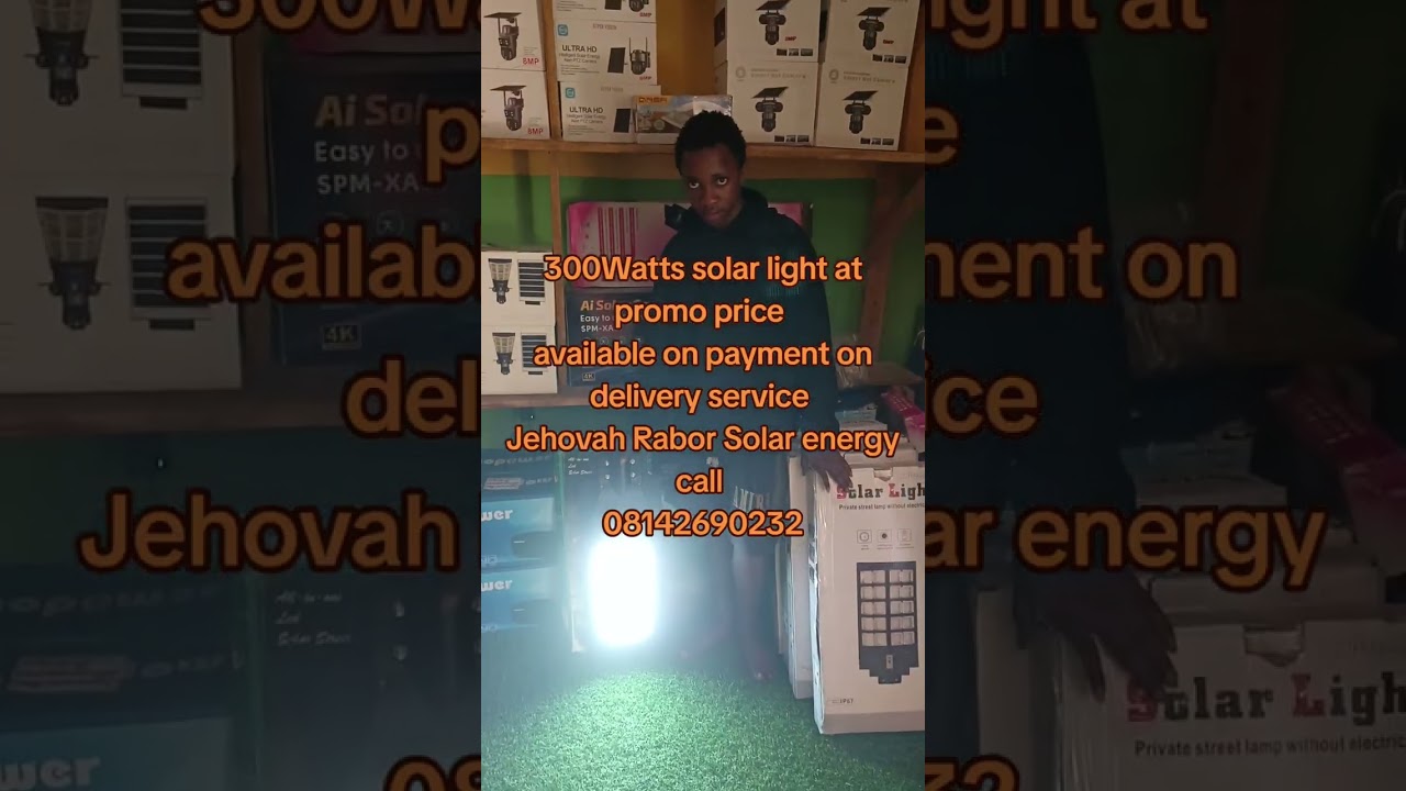 Solar street lights from 40,000 #nigeria #solar #streetlights #cctv #solarpanel #paymentondelivery