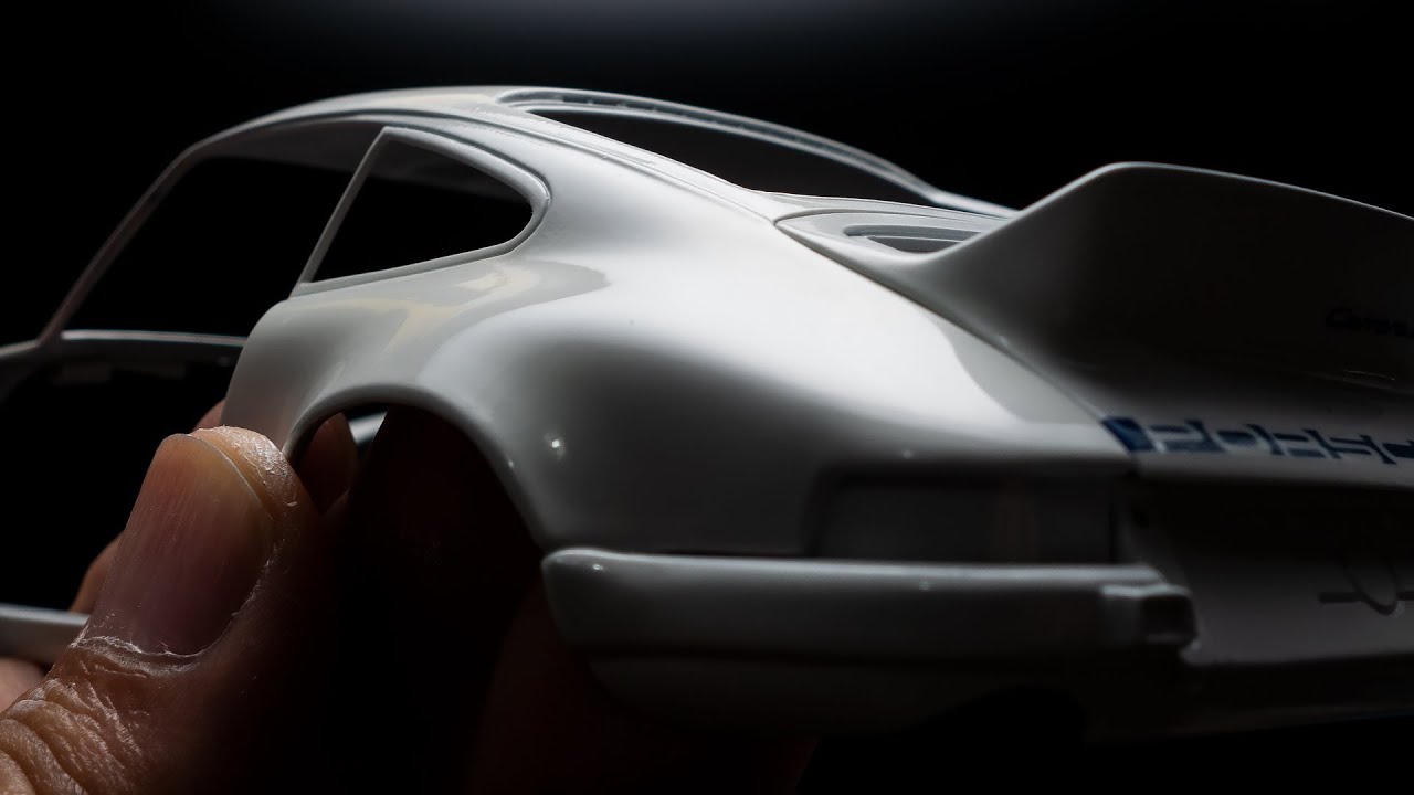 【研ぎ出し】【制作者目線#10】フジミ1/24ポルシェ911 '73カレラRSのプラモデル制作中……