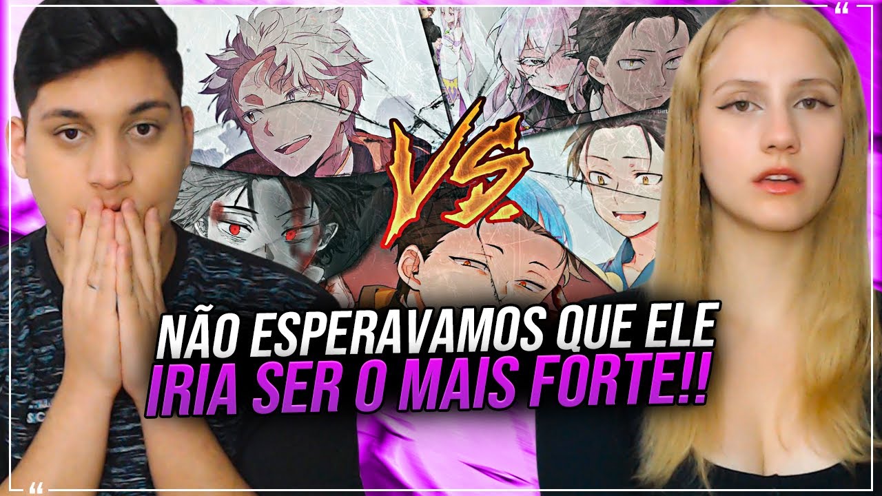 REACT EM CASAL - Qual Subaru é o Mais Forte? | Re:Zero | Rinha IF | Barusu
