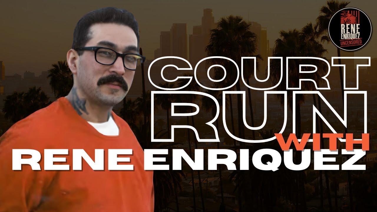 REAL FOOTAGE! Court Run with Rene Enriquez of the Mexican Mafia