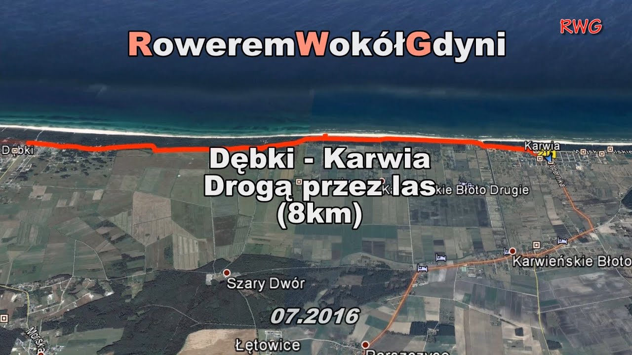 [ROWEREM] Dębki - Karwia drogą przez las (8km)