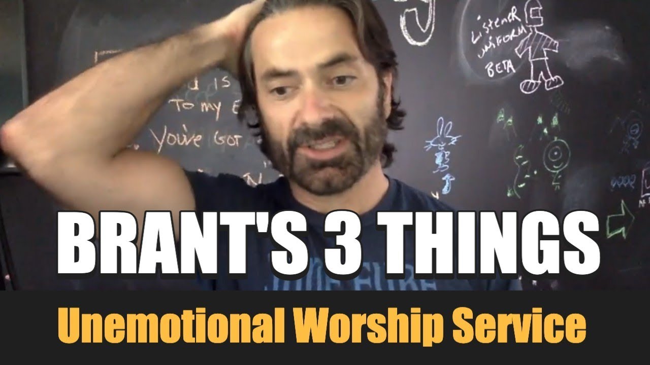 🚨 GREAT NEWS for Unemotional People During a Worship Service - Brant Hansen