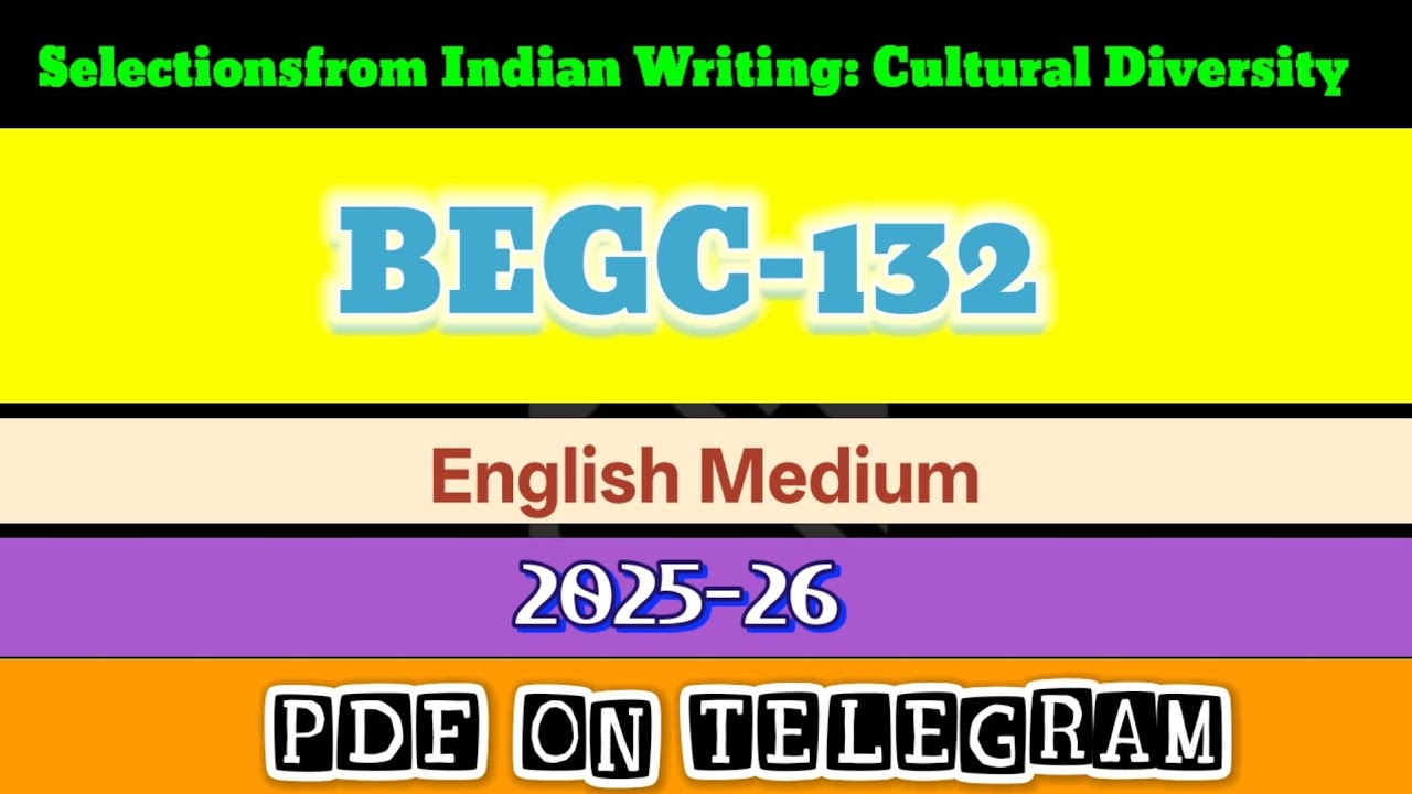 BEGC 132 solved assignment 2025-26 || begc 132 solved assignment 2026 in English || ignou begc132