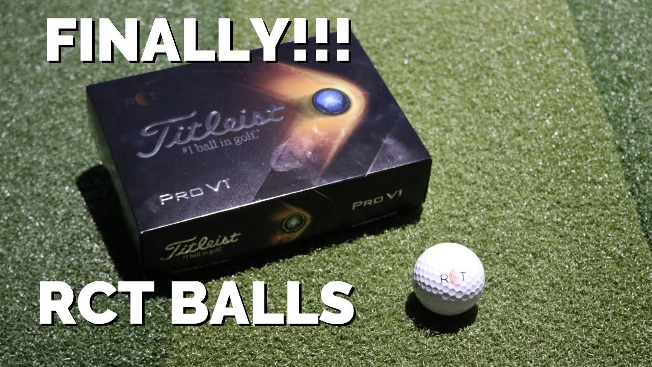 RCT balls finally arrive - Driver and Mevo+ setup