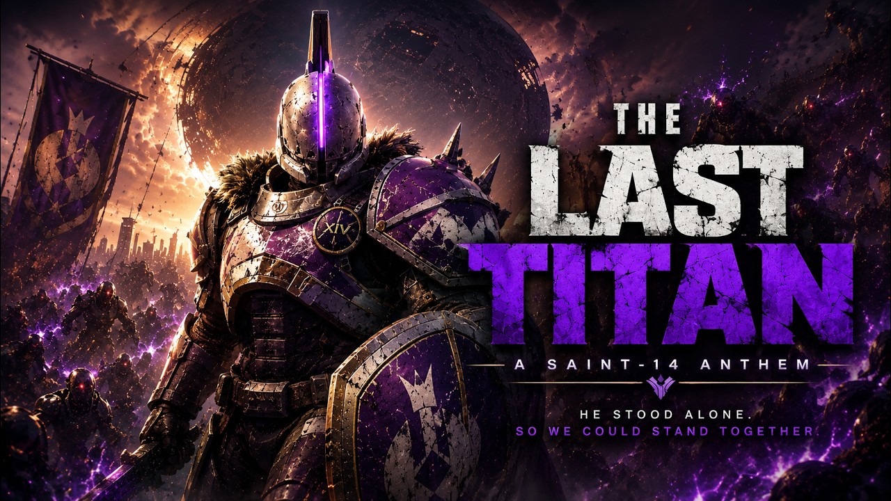 THE LAST TITAN ⚔️ | Saint-14 Anthem | Destiny 2 Song