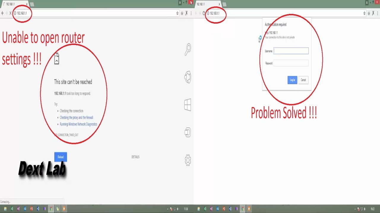 192.168.1.1 is not Working OR unable to open Router settings PROBLEM SOLVED