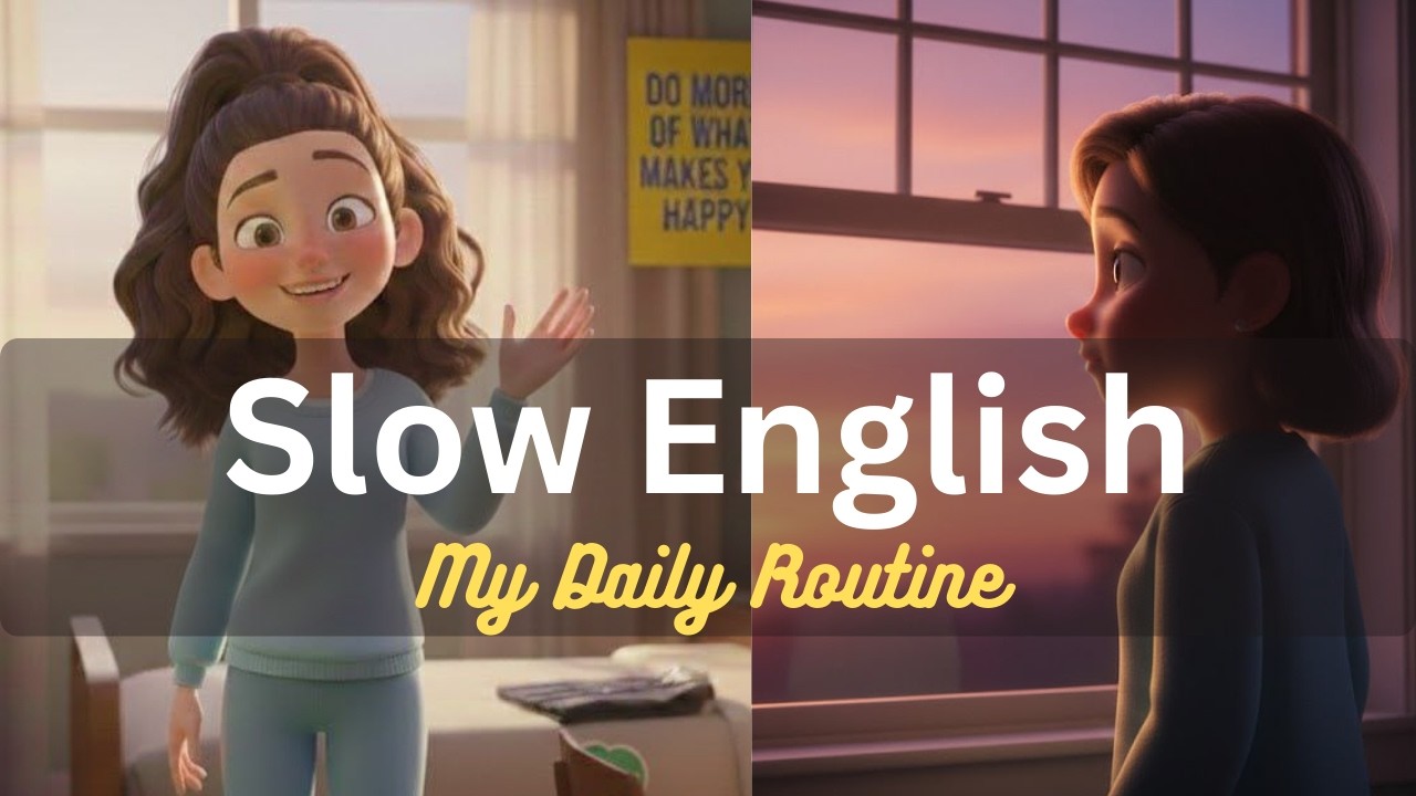 My Daily Routine in English | Simple Story for English Learners (A2)