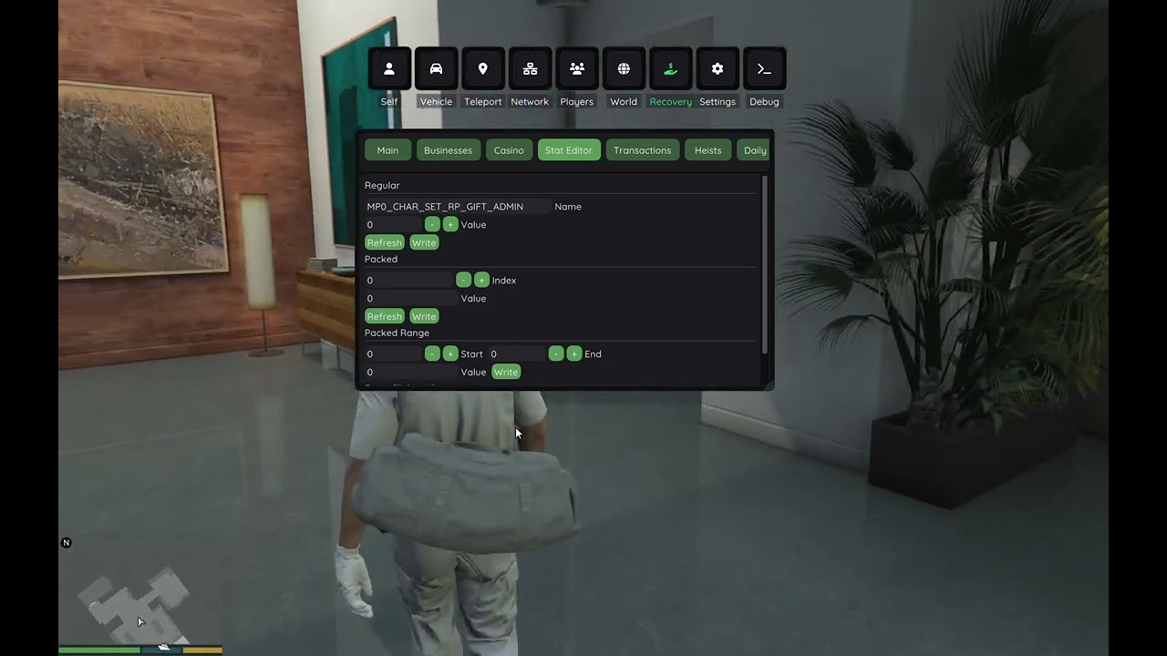 HOW TO LEVEL UP UR RP LEVEL IN GTA 5 ONLINE WITH YIMMENUV2!!!