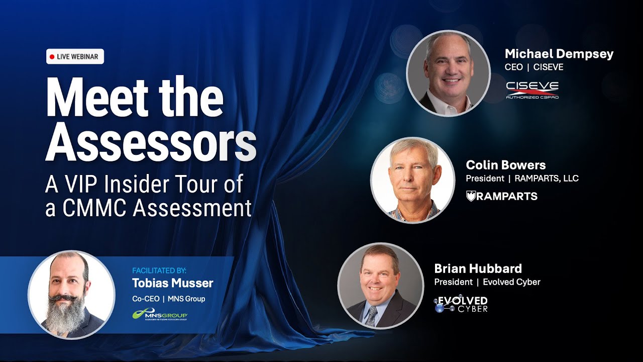 Meet the Assessors CMMC Webinar