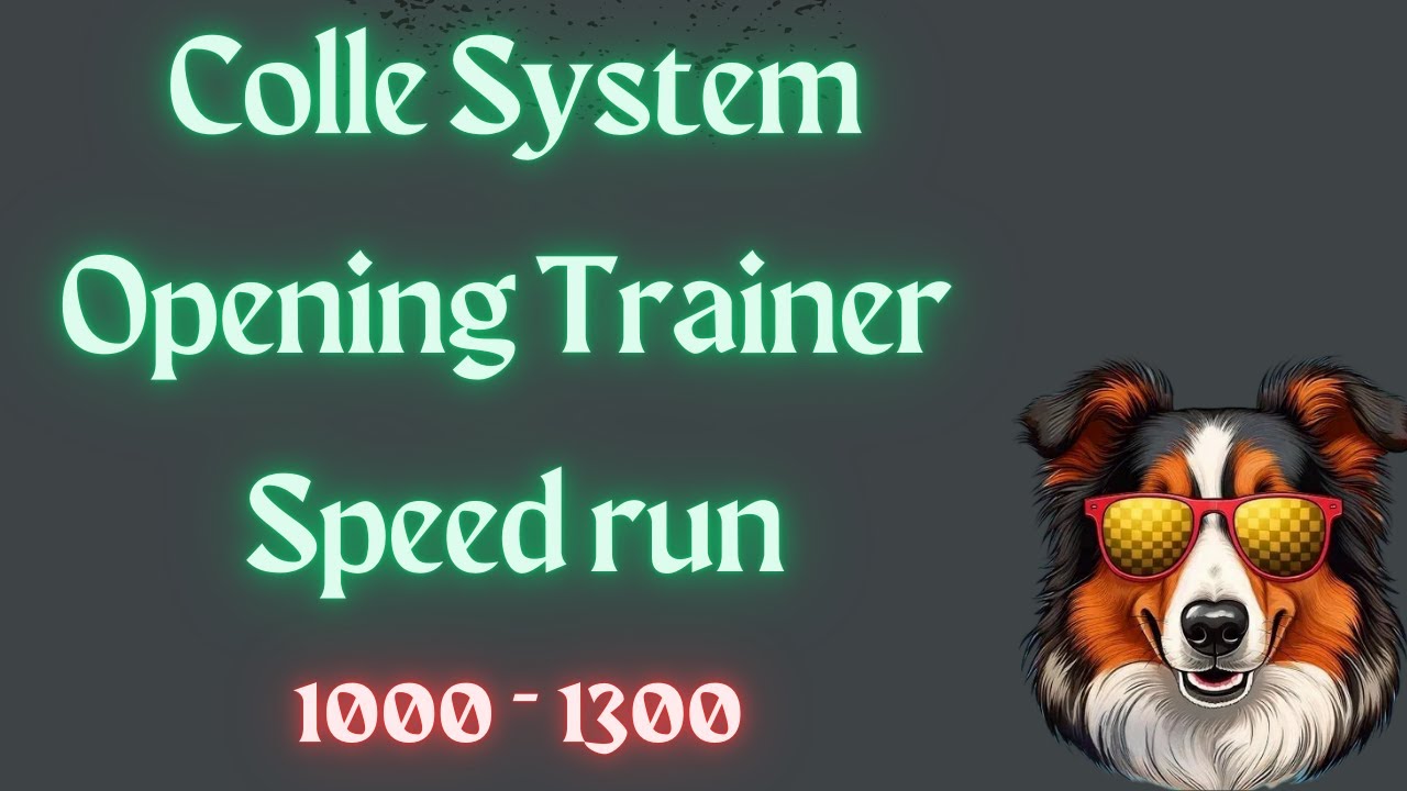 Colle System Opening Speed Run | ELO 1000 - 1300 | Golden Rules of the Colle System