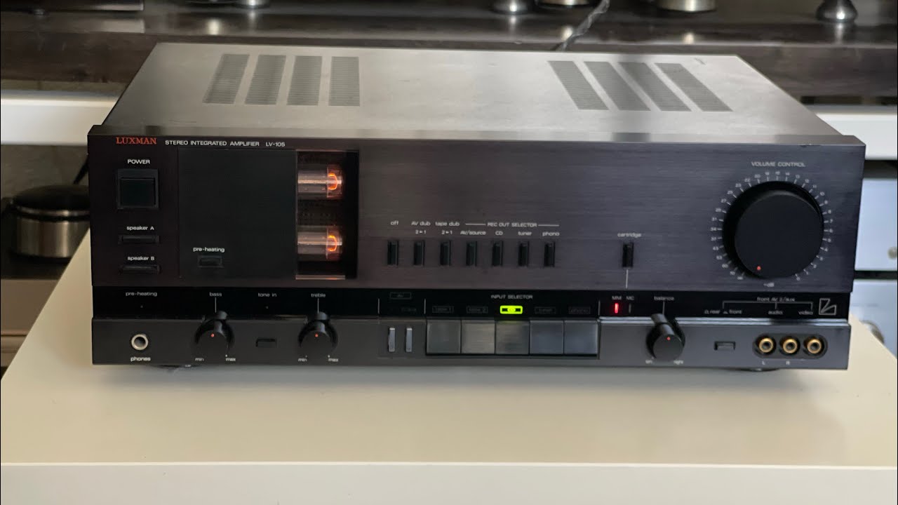 Luxman LV-105 Hybrid Amplifier ( Part 1 )