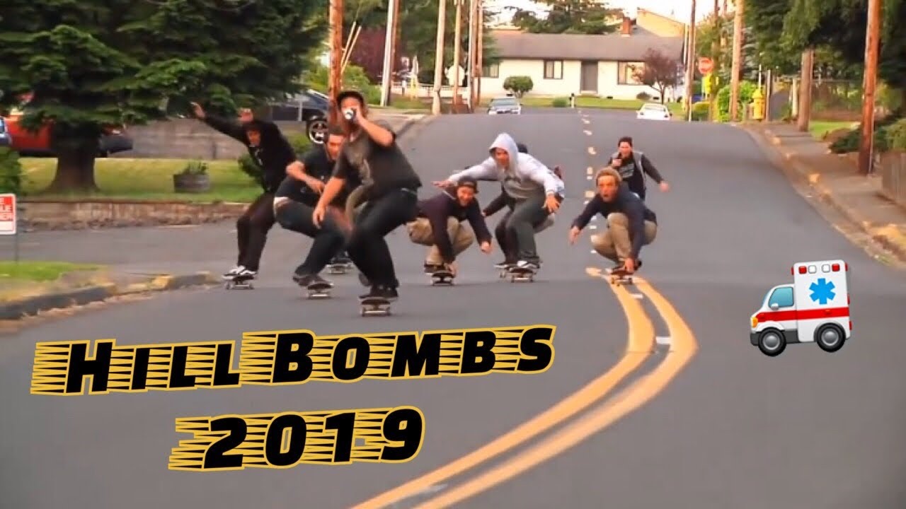 ALL The Greatest  Hill Bombs 2019!! | Skateboarding Compilation | Skateboarding Videos