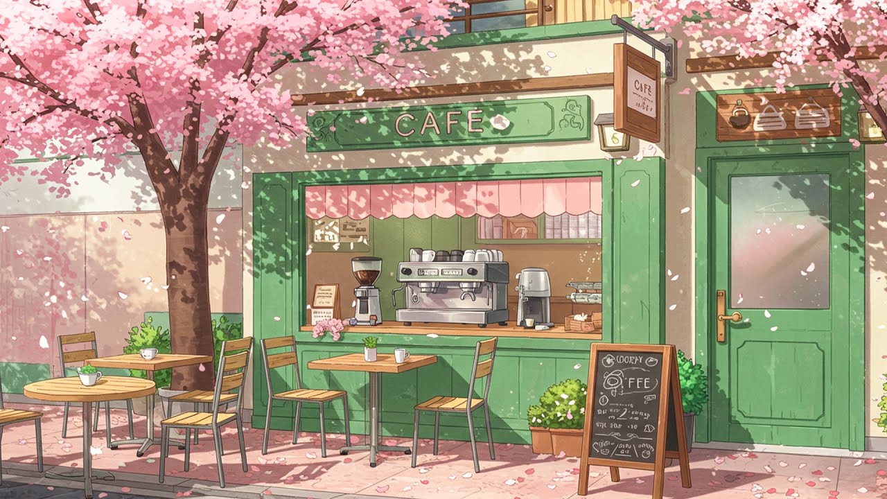Gentle Coffee Shop Lofi ☕ Chill Japanese Caf&eacute; Ambience 🌸 Focus, Study & Unwind with Soft Melodies