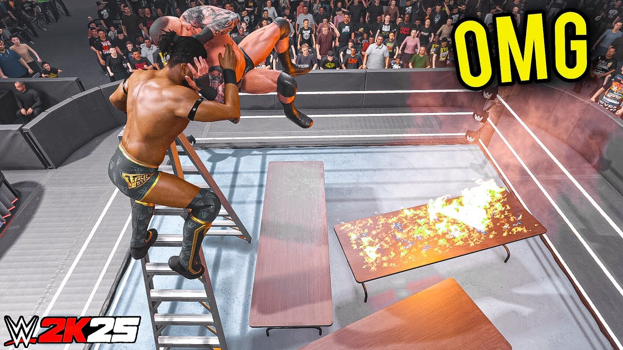 WWE 2K25: 30 экстремальных завершающих приемов, чтобы уничтожить своего противника!!