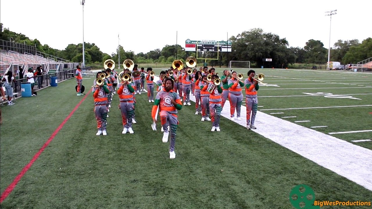 G.W.Carver Marching Band [Marching Out] vs L.B.Landry Spring Scrimmage Game (2025)