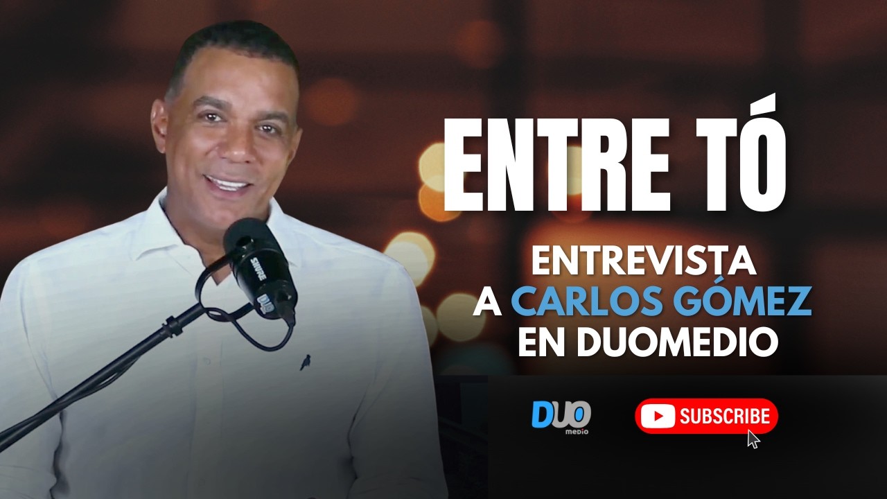 El set de DuoMedio recibe a Carlos Gómez en ENTRE TÓ