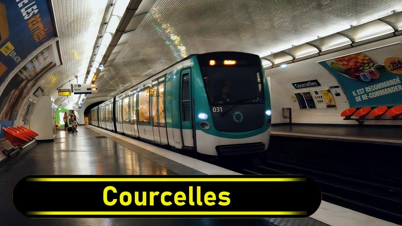 Metro Station Courcelles - Paris 🇫🇷 - Walkthrough 🚶