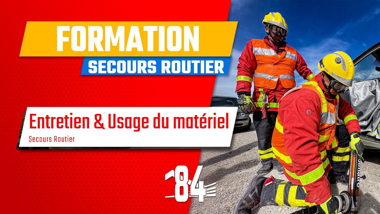 Secours Routier - Entretien & Usage du matériel SR | Sapeurs-Pompiers du SDIS 84