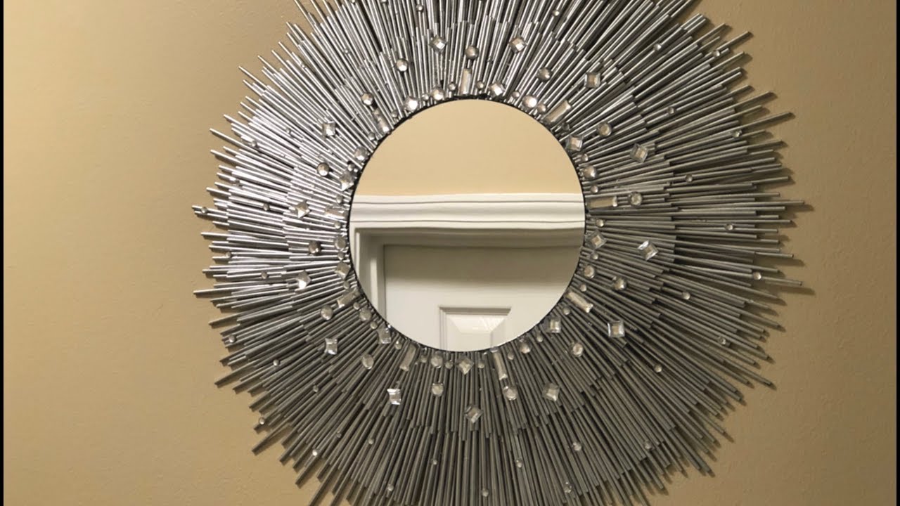 Dollar Tree DIY || Making Glam Wall Art with Coffee Stirrers