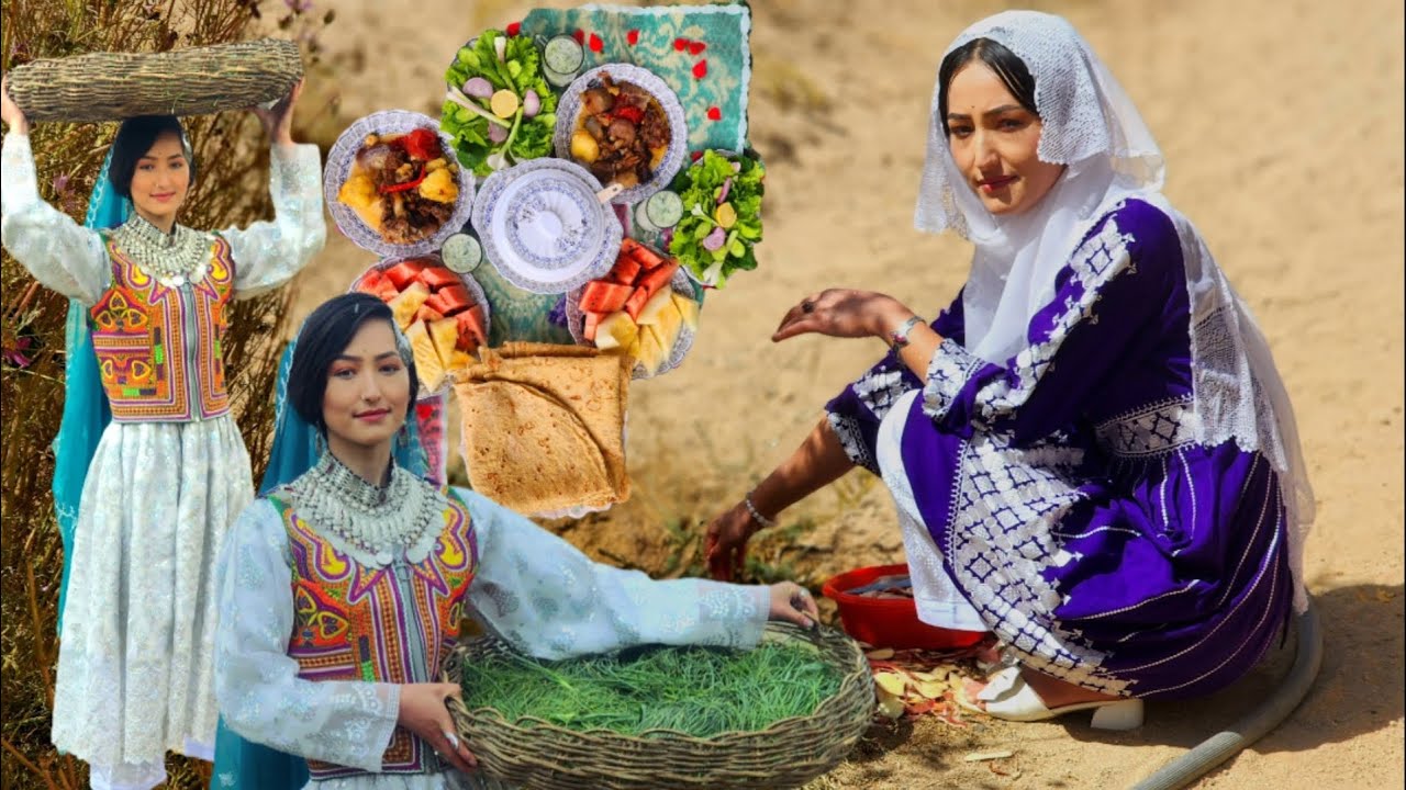 A Simple Day in the 🇦🇫Village | Cooking Traditional “Rosh” 🌿🍲