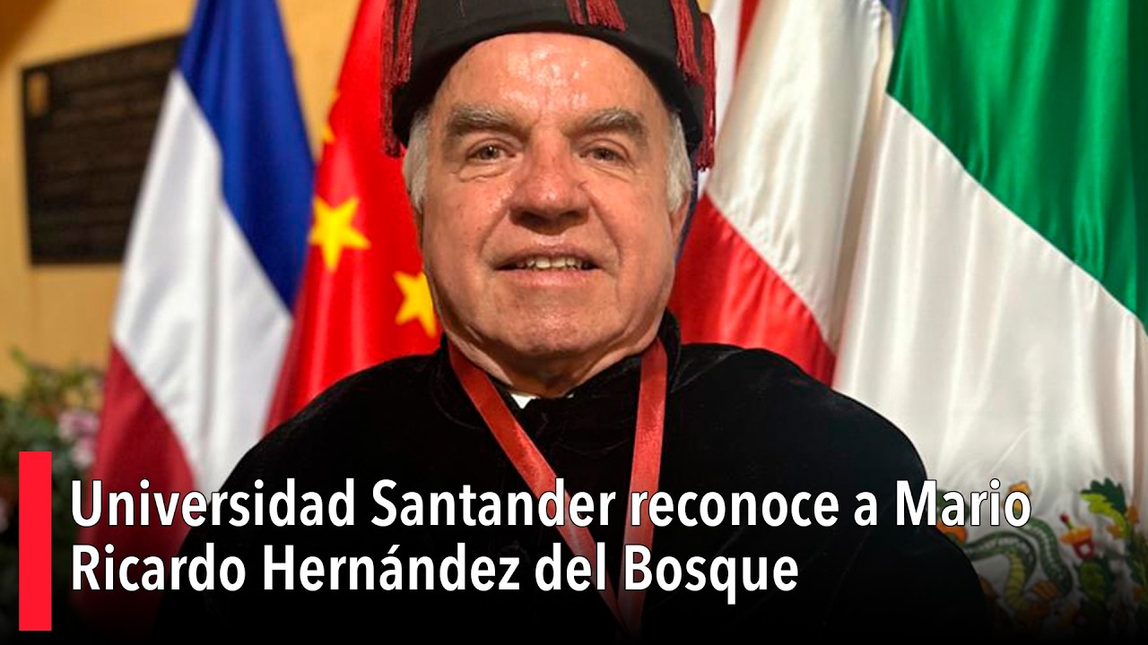Universidad Santander reconoce al empresario coahuilense Mario Ricardo Hernández del Bosque