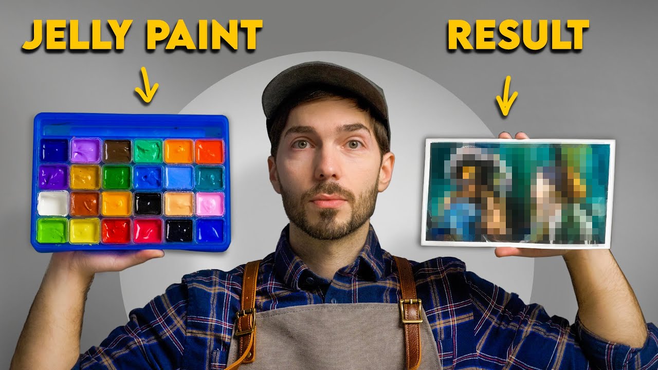 The Crazy Potential of JELLY GOUACHE PAINT!