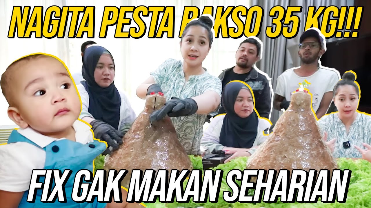 1X24 JAM NAGITA NGABISIN BAKSO SEGUNUNG??!! CUKUPBUAT SATU KOMPLEKS,LALA NYERAH