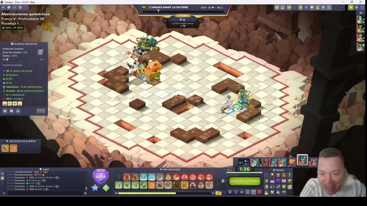 segunda parte de la actualización de sueños sala final. Dofus 