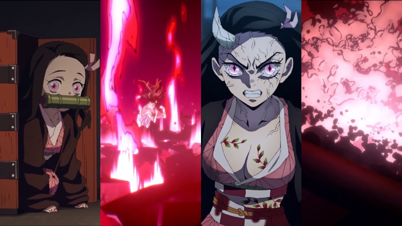 【Demon Slayer】All Nezuko‘s Blood Demon Art in Anime & Game｜鬼灭之刃 祢豆子的血鬼术全动画&游戏 （4K 60FPS）