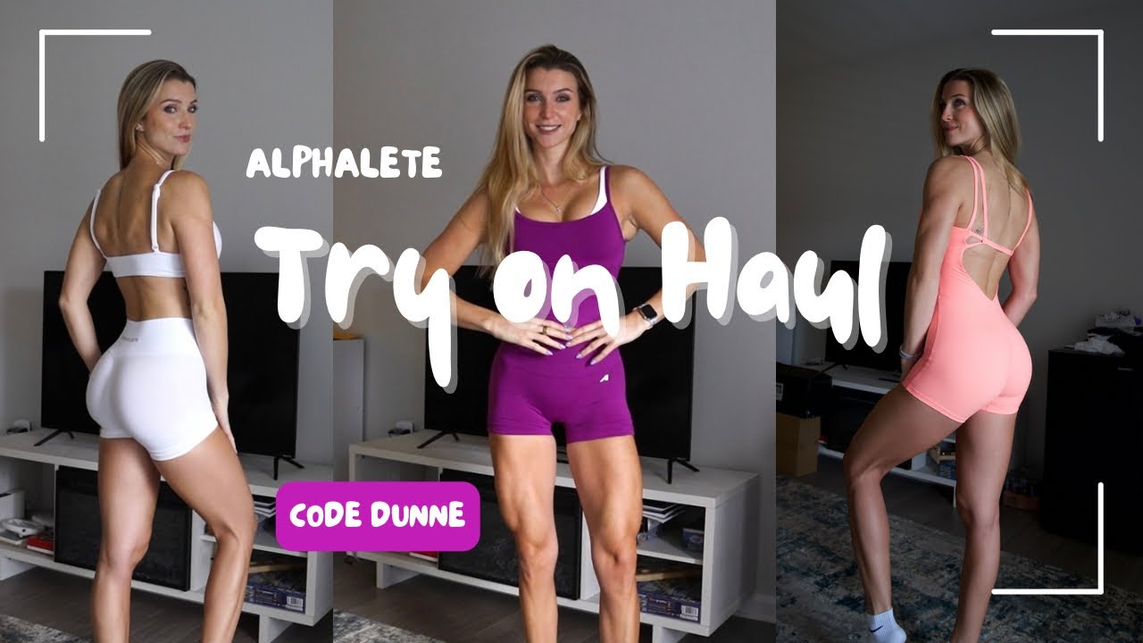 ALPHALETE TRY ON HAUL | Code DUNNE