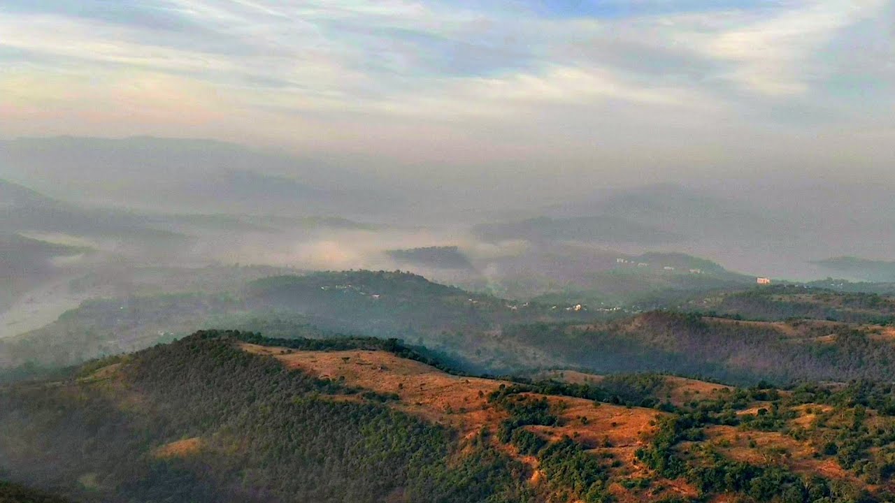 NILKANTHESWAR TEMPLE TOP VIEW OF PANSHET - VARASGAON DAM ,24/12/ 2O23