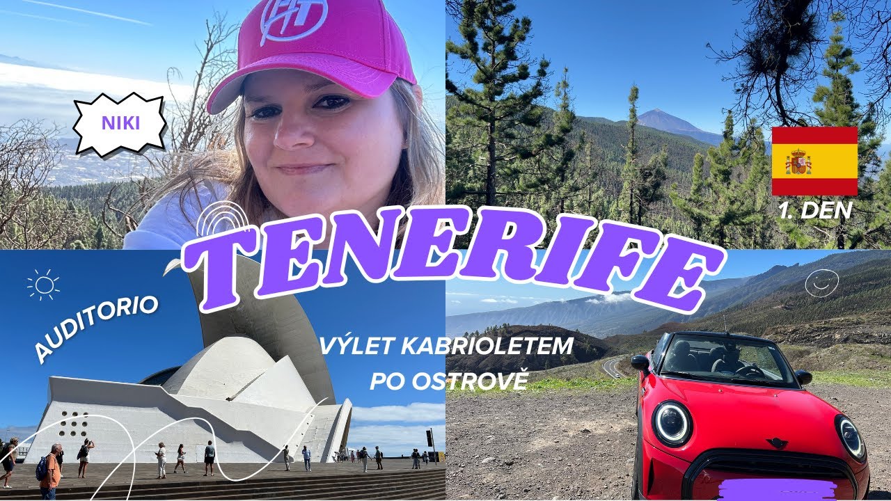 VÝLET PO TENERIFE KABRIOLETEM (55. video)