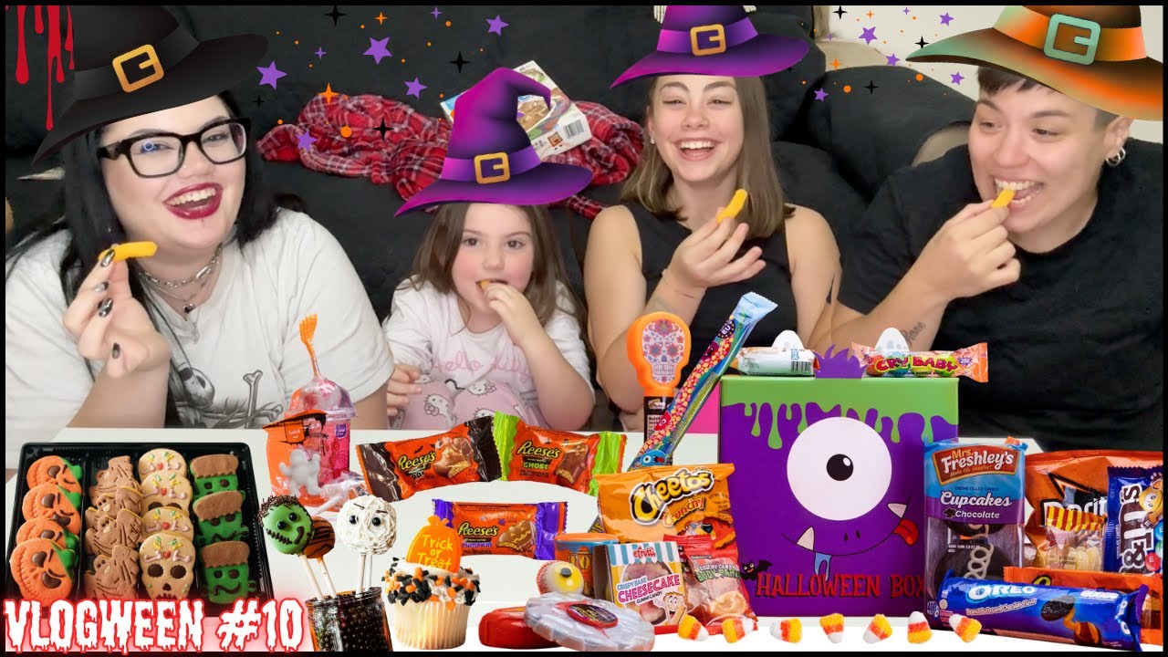 ASSAGGIAMO SNACK AMERICANI DI HALLOWEEN CON LARA ZOE E MOGLIE! |chiara paradisi